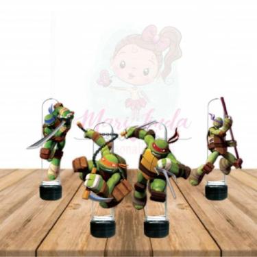 Imagem de Tubete personalizado tartaruga ninja c 10 unid - marlindapersonalizada