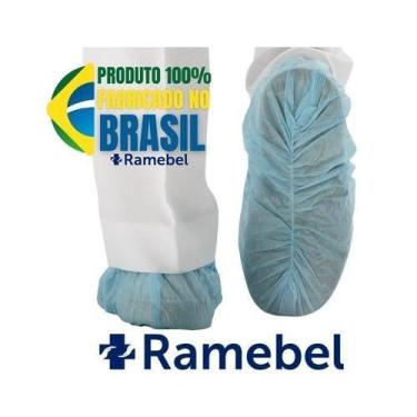 Imagem de Propé Sapatilha Descartável Para Aplicador ul 10 Refis - Ramebel