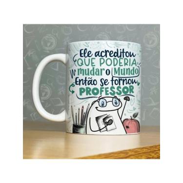 Imagem de Caneca personalizada de porcelana - Tema: Dia dos professores - 325ML 