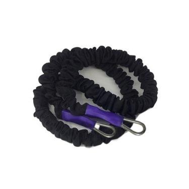 Imagem de Elástico Para Tração Revestido Forte Com Mosquetão Rythmoon, Roxo
