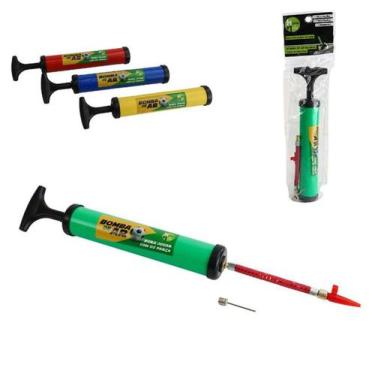 Imagem de Bomba de AR Manual Para Bolas 24cm com Bico Color - OKABOX