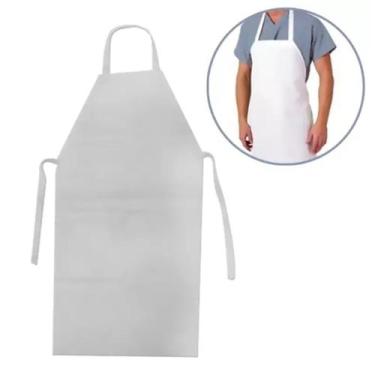 Imagem de Avental de PVC Forrado Tipo Açougueiro Tiras Soldadas - 120X70 - Plast