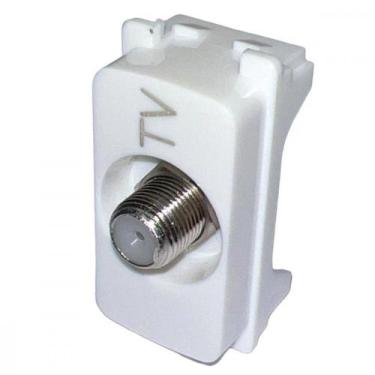 Imagem de Modulo Pial Zeffia Conector Para Fio Coaxial Branco - 680157, Branco