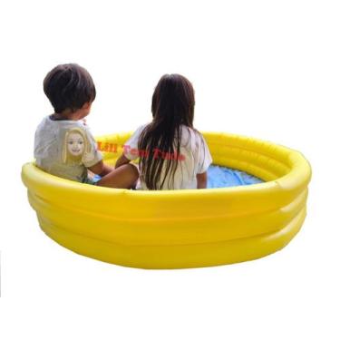 Imagem de Piscina Infantil Inflável 190L 122cmX25cm Verão Férias Kids - Brizi
