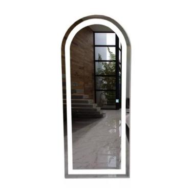 Imagem de Espelho jateado arco grande iluminado com led frio touch 150x60cm - Wo