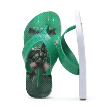 Imagem de Chinelos De Dedo Infantis Personagens Flexível Confortável, Hulk, 34