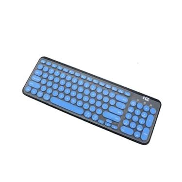 Imagem de Capa protetora de silicone para teclado de laptop compatível com teclado sem fio Logitech K780 Multi Device K 780 15.6 (azul)