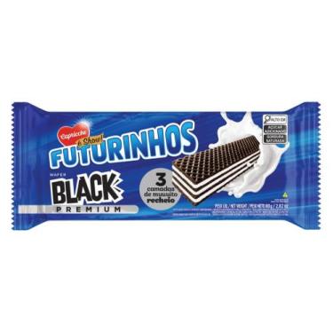 Imagem de Biscoito Futurinho Wafer Sabor Black Premium 3 Camadas de Muito Rechei