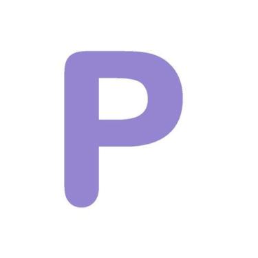 Imagem de Letras em EVA Alfabeto Lilás - 14cm - Extra Festas, P