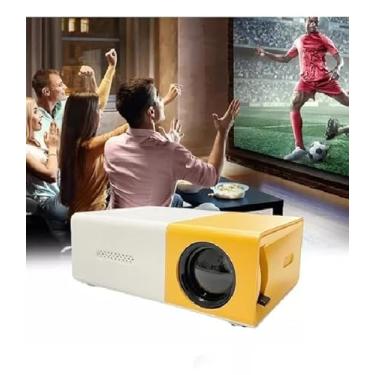 Imagem de Mini Projetor Portátil LED 1080P Full HD Para Ambientes Externos, Home Theater, Laptop, Caixa de TV e Máquina de Jogos