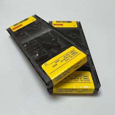 Imagem de TNMG160408-PF 4325 Lâmina CNC de carboneto 10 peças