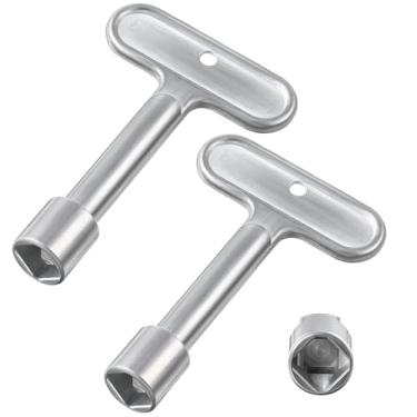 Imagem de Dreyoo Chave de hidrante compatível com Zurn P1300-PART-13-KEY Z1300 série hidrante – soquete quadrado de 9,5 cm, ferramenta de desligamento de chave de torneira de água para torneiras de hidrante de