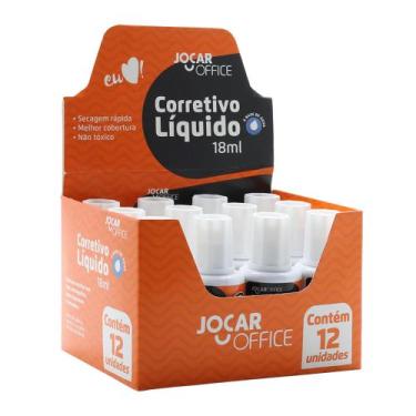 Imagem de Kit C/ 12 Unidades Corretivo Líquido Jocar 18ml Jocar Office - Leonora