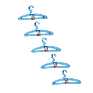 Imagem de Kit Cabides Infantil C/25 Unidades Azul- Plasticos Rainha - Rainha 