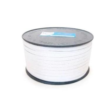 Imagem de Elástico Branco 5 MM Para Roupas Confecção Costureira 100Mts - São Jos