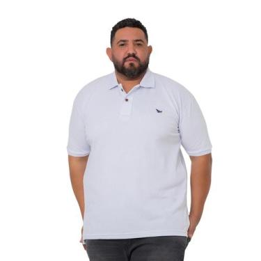 Imagem de Camisa Polo Plus Size da Marca Ridens Conforto que Dura Confira, G4, B