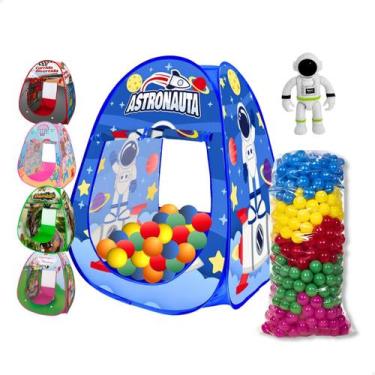 Imagem de Toca Barraca Infantil Divertida + 25 Bolinhas Cores + Surpresa - KIDSB