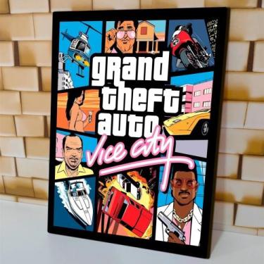 Imagem de Quadro Decorativo 20x30cm GTA (Grand Theft Auto) Colection - CP, 5