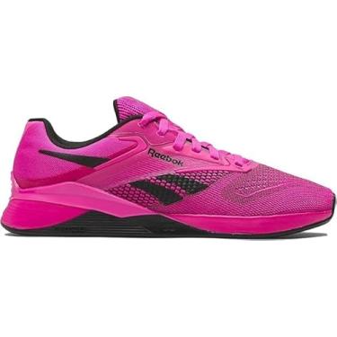 Imagem de Reebok Tênis feminino Nano X4, Rosa laser/preto/rosa laser, 8.5