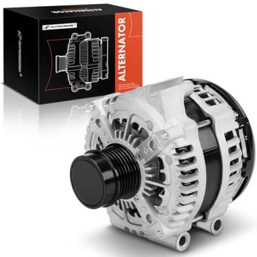 Imagem de A-Premium Alternador compatível com Chrysler Pacifica 2017-2020 3,6L, Voyager 2020 3,6L, 12V 180A polia desacopladora de 6 sulcos no sentido horário, substituição # 4210007181