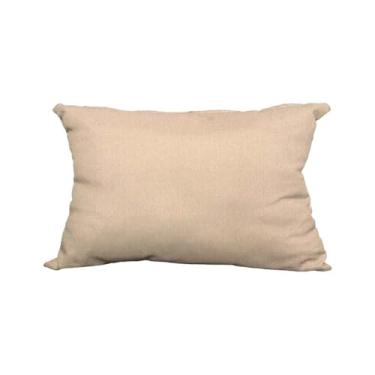 Imagem de 2 Capa Almofada 50x30 Impermeável Acquablock Zíper Premium Externa Decorativa Confort Bege