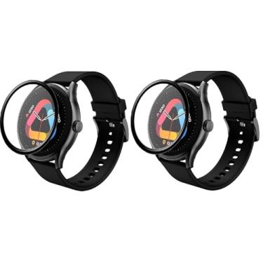 Imagem de Kit 02x Película Protetora Ceramic 9D Full Para Smartwatch QCY GTS8 / QCY GTS7 44MM