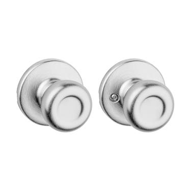 Imagem de Kwikset Maçaneta de porta de passagem interior Tylo, alça para portas de armário e corredor, maçaneta sem trava, cromado acetinado