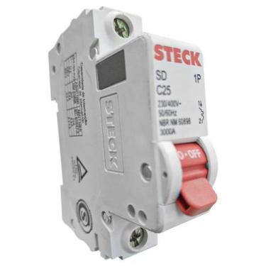 Imagem de Disjuntor steck "din" unipolar c 25a. sd61