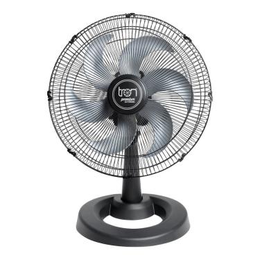 Imagem de Ventilador Oscilante Mesa 127v 50cm C1 Premium 130w Preto/Prata