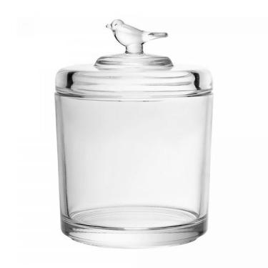 Imagem de Pote de Cristal Ecológico com Tampa Bird 8,5x11cm 21022 - Wolff - LYOR