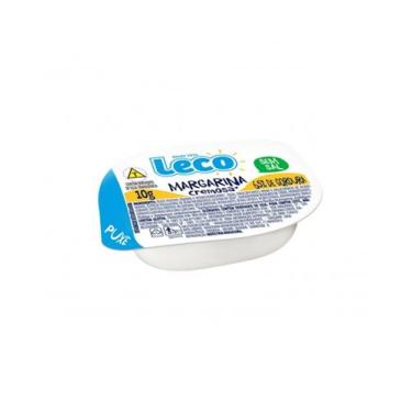 Imagem de Margarina Sem Sal Leco Cremosa Blister Sache 10g Kit 24 unid