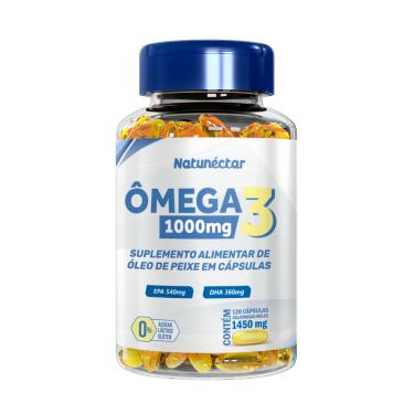 Imagem de Ômega 3 Suplemento Alimentar Óleo de Peixe Natunectar 1450mg - 120 Capsulas