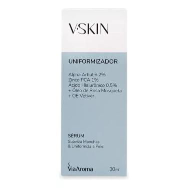 Imagem de V.Skin Sérum Uniformizador Alpha Zinco Ácido Óleos Vegano - Via Aroma - 30ml