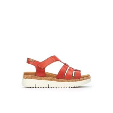 Imagem de PIKOLINOS Sandália feminina Palma W4n Wedge, Pêssego, 9.5-10