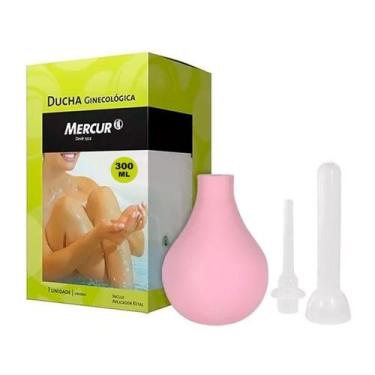 Imagem de Ducha Ginecológica Mercur Nº 12 com Cânula Vaginal e Retal 300ml