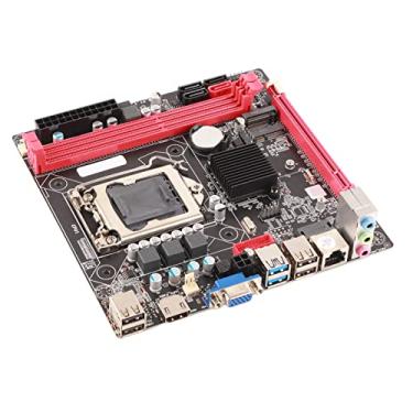 Imagem de Desktop Placa -mãe de Alta Definição Multifase Power para PC Substituição DDR3 Memória LGA1155 Placa -mãe para Jogos, Material ATX B75A