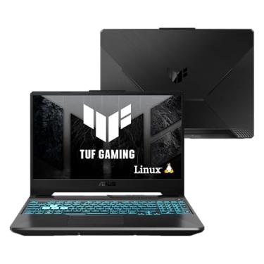 Imagem de Notebook ASUS TUF Gaming A15, GeForce RTX 2050, AMD RYZEN 7, 8 GB, 512 GB SSD, KeepOS, Tela 15.6'' FHD, Graphite Black - FA506NFR-HN069