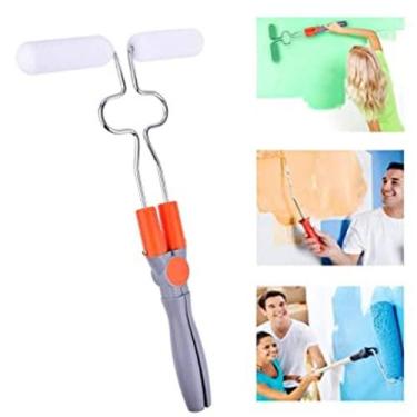 Imagem de Rolo Para Pintura Inteligente Duplo Com Suporte Articulado - Genérica