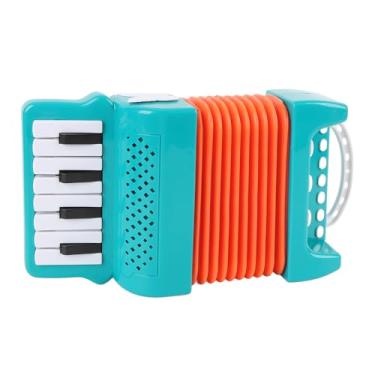 Imagem de Brinquedo de acordeão infantil, Brinquedo eletrônico portátil do acordeão com variedade de tons musicais para crianças, Instrumento musical de brinquedo educativo acordeão