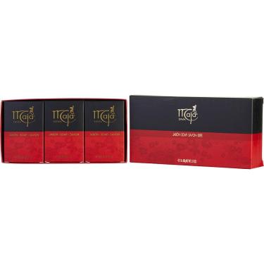 Imagem de Kit Presente Feminino Myrurgia Maja Set Of 3 Sabonetes And All Are 91G