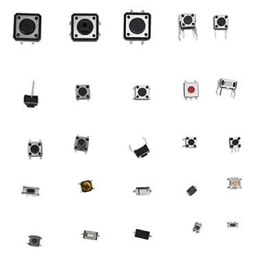 Imagem de Interruptores de Botão Tátil, 25 Valores 12v 50mA Kit para Controle Remoto, Produtos Eletrônicos, Eletrodomésticos (250)