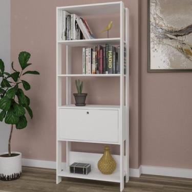 Imagem de Estante para Livros 4 Prateleiras 1 Porta MDP Industrial Match - Artel