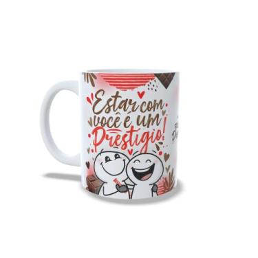 Imagem de Caneca Páscoa Divertida - Estar com você é um Prestígio - Jlssublimaçã