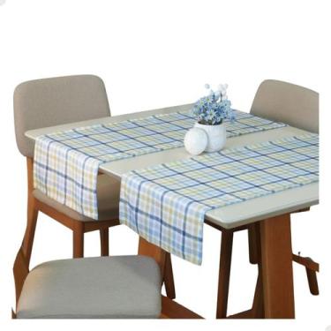 Imagem de Caminho Trilho de Mesa Toalha Páscoa 130x40cm Coelho Decorar - Valle D