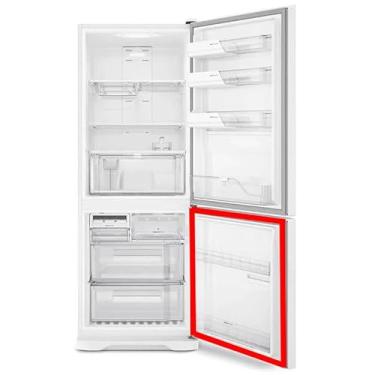 Imagem de Borracha Gaxeta Geladeira Freezer Para Electrolux Modelo DB53 (Cinza, 74x69)