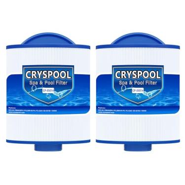 Imagem de Cryspool® Filtro 05014 compatível com 5CH-25, PMAX25P4, PTL20W-SV-P4, 108868, SD-00798, cartucho de filtro de spa de 25 pés quadrados, pacote com 2