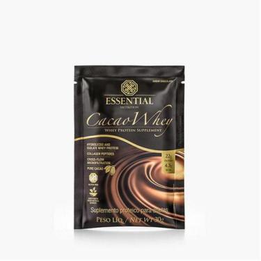 Imagem de Cacao Whey Chocolate Sachê 30g Essential Nutrition