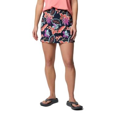 Imagem de Columbia Saia feminina estampada Chill River, Coral quente pastelado, G