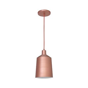 Imagem de Lustre Pendente Malta Cone 1 Lamp E27 Rosê