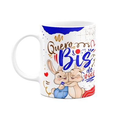 Imagem de Caneca Páscoa Doce - Quero bis de você - 325ml
